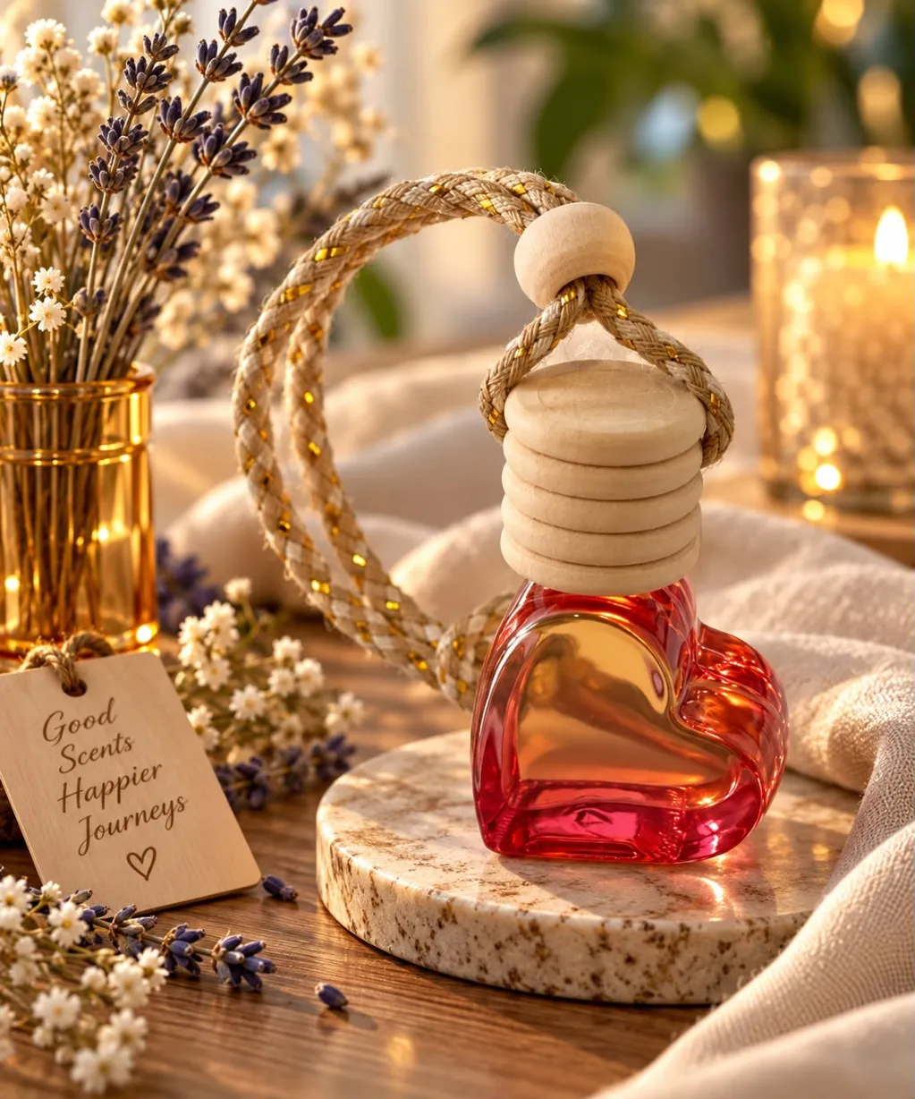 Aroma Drive – Hanging Car Fragrances — Marigold · Sandalwood · Incense