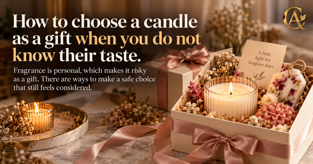 How to choose a candle as a gift when you do not know their taste
