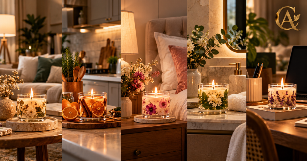 How to choose a candle scent for every room in your home