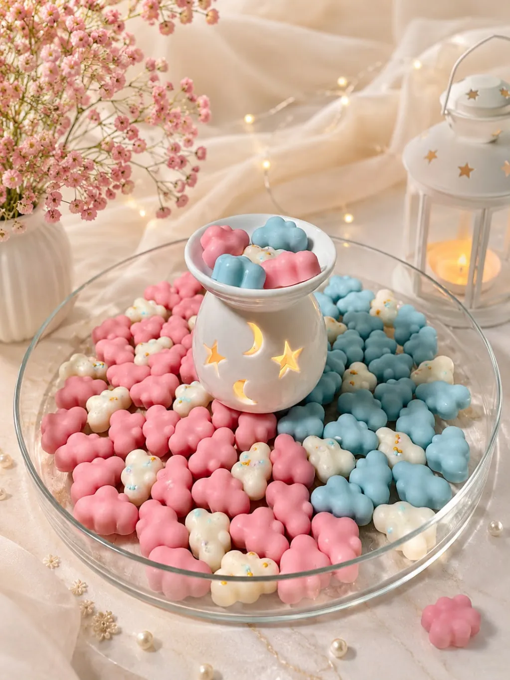 Cloud Kiss Wax Melts — Rose jasmine Lavender