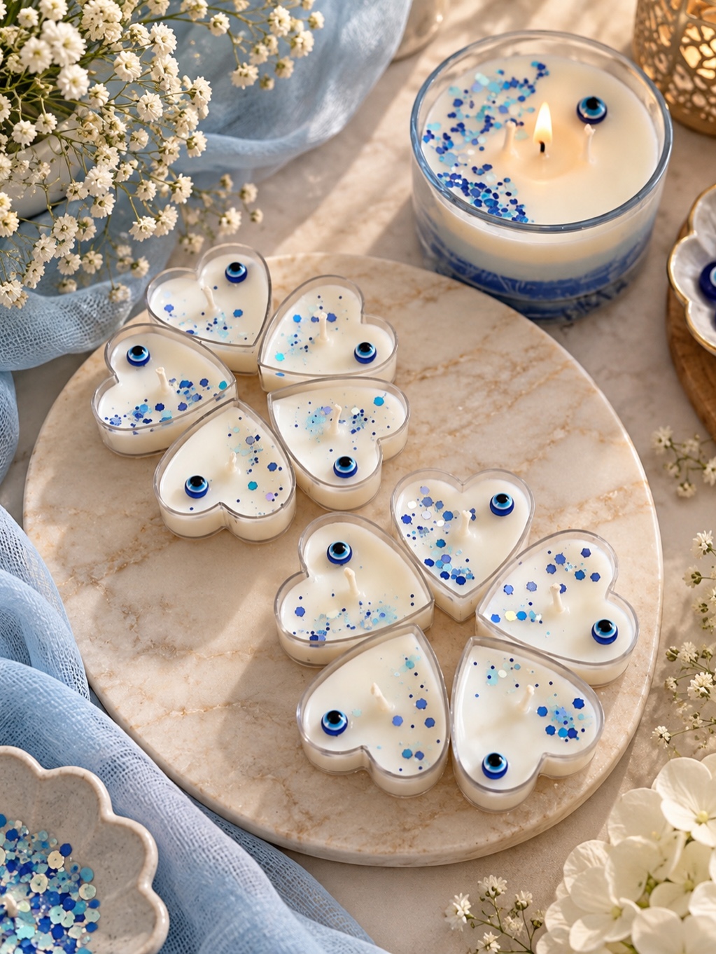 Evil Eye Élégance (set of 5) — Lavender &Floral Musk