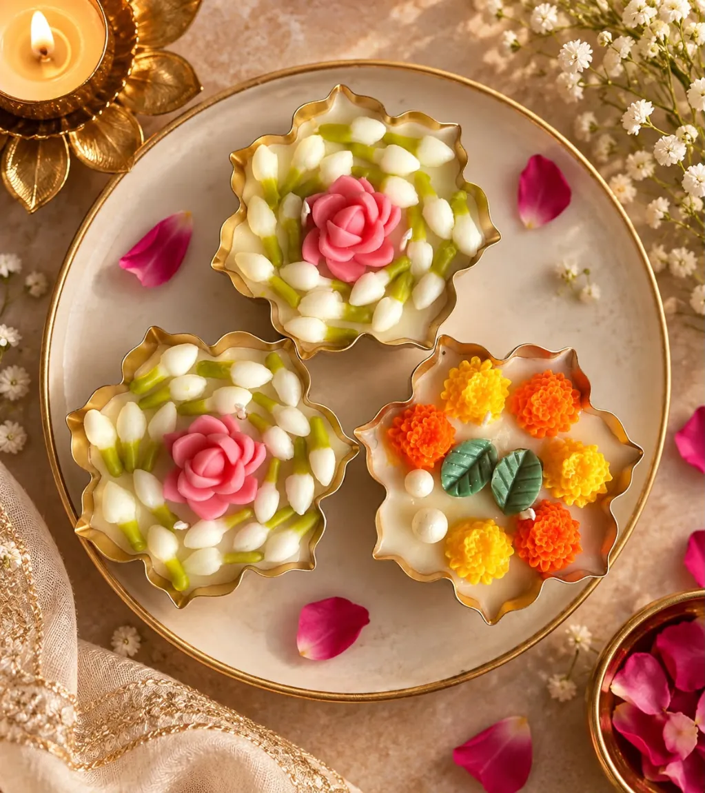 Mogra Phool Utsav (set of 3 ) — Marigold · Sandalwood · Mogra Incense