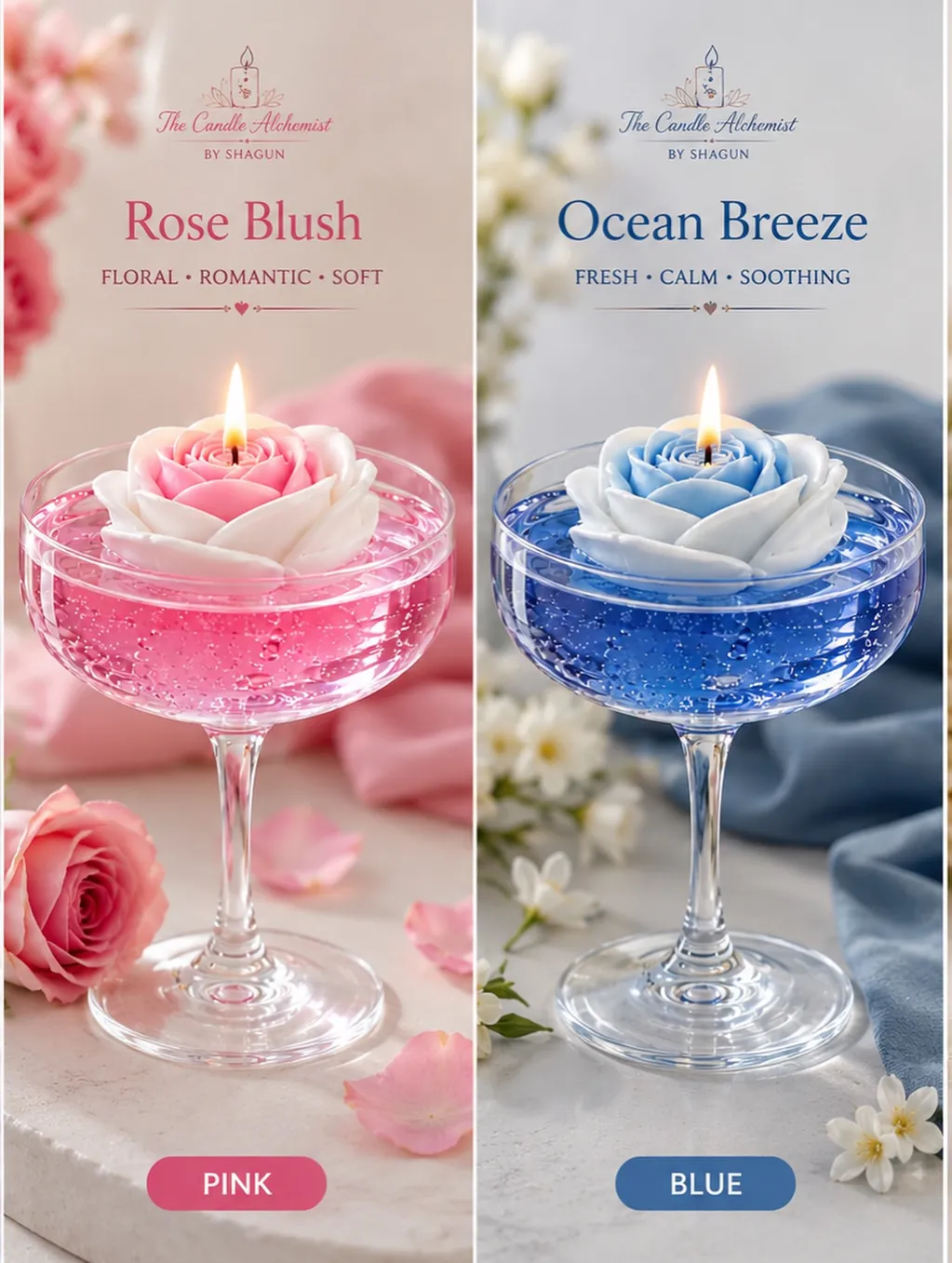Rose Blush & Ocean Breeze Duo — Rose · Sea Salt · Jasmine